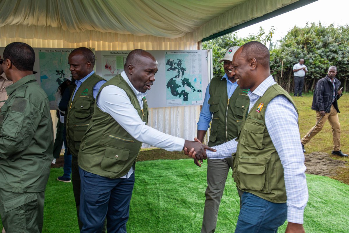 PS Mueke joined H.E. President William Ruto in launching the Mau Forest Complex Integrated Conservation &amp; Livelihood Improvement Programme (MFC-ICLIP) at Kuresoi North, Nakuru County. 

Through the Livestock Value Chain Support Project (LVCSP), two bulk milk coolers were issued.