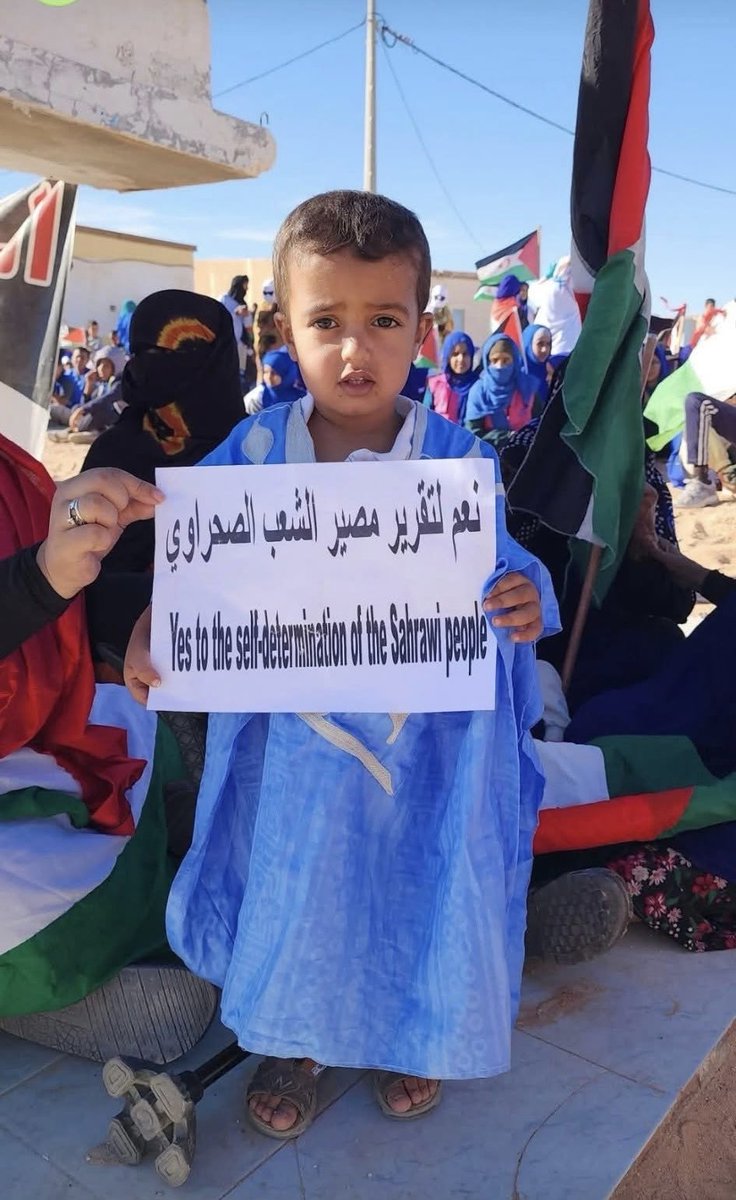 Saharawis, old and young, even the war‑wounded have come out today to protest attempts to impose the so-called Moroccan autonomy plan. From the refugee camps to the occupied areas and the diaspora, they are saying with one voice: no to autonomy, yes to independence. Viva