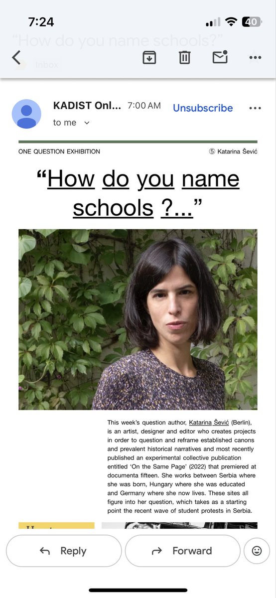 Miscprojects's tweet image. Over the weekend the latest in the One Question Exhibition series I’m organizing for @kadistkadist.bsky.social  was released. Subscribe at this link for future iterations kadist.org/program/one-qu…