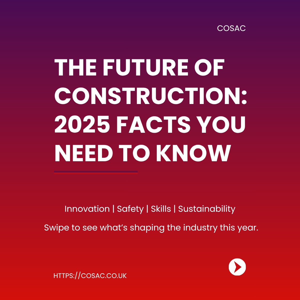 Cosac_Safe2Site's tweet image. 🏗️ Construction 2025: What’s Changing on UK Sites
From tech to safety, skills to sustainability — the industry is evolving fast.

#Construction2025 #COSAC #Safe2Site #DigitalConstruction #CSCS #CITB #Construction