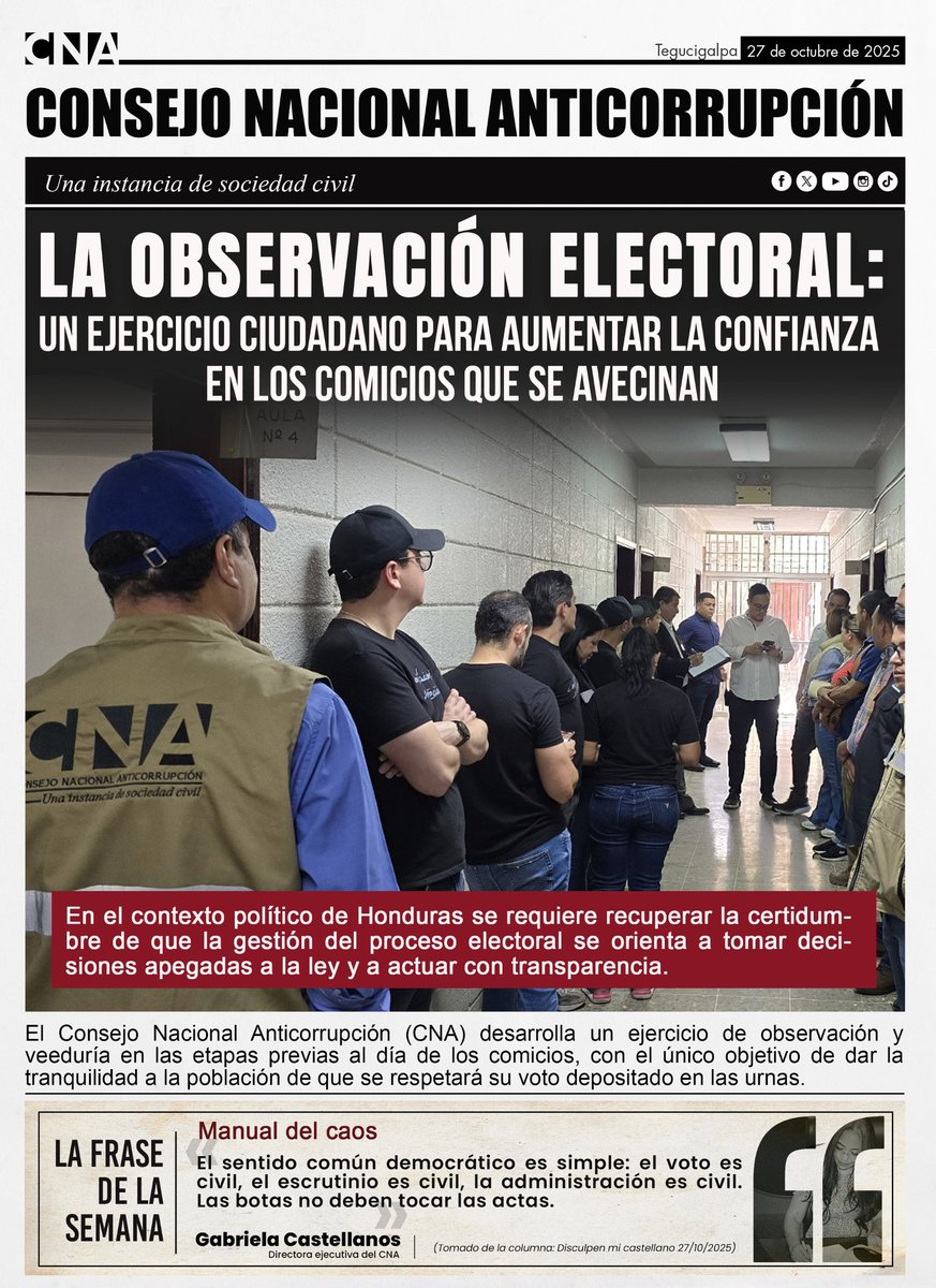 cnahonduras's tweet image. Lea la portada de hoy 📷 
#NoticiasCNA
