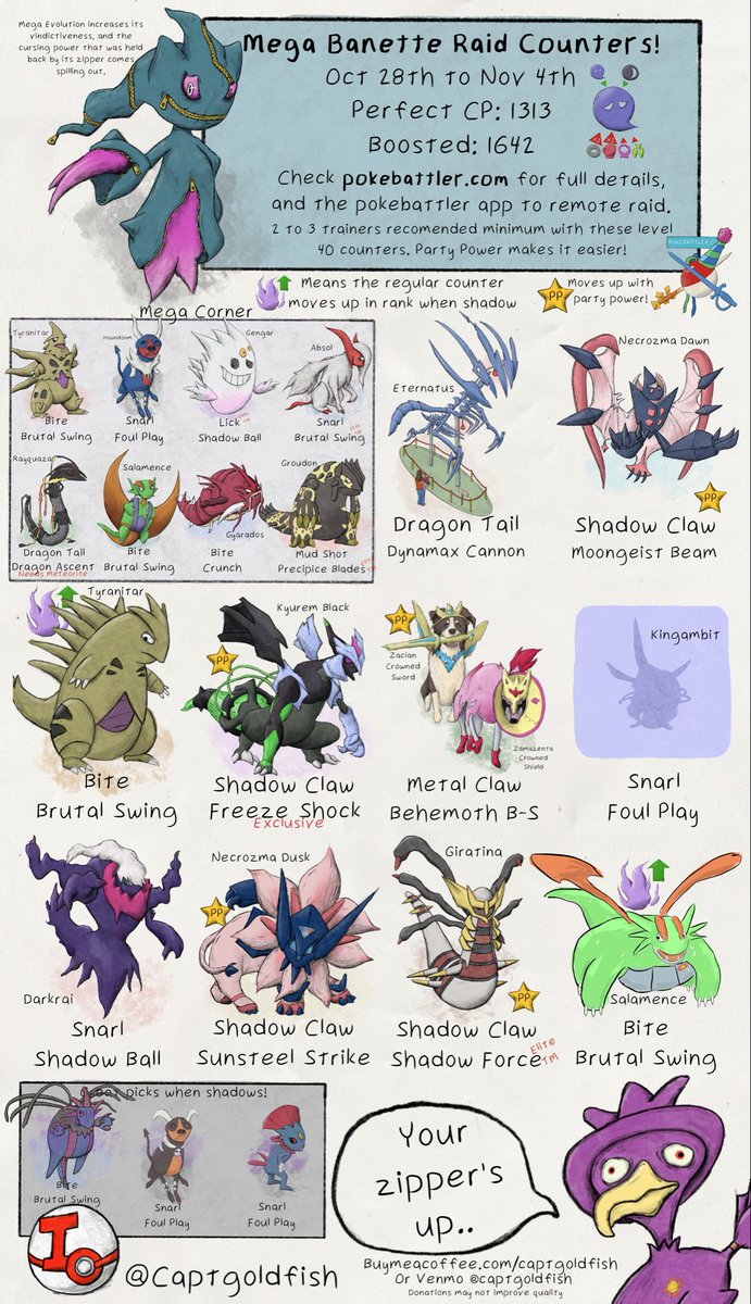 Giratina and Mega Ghosts raid guides! Info from <a href="/Pokebattler_com/">Pokebattler</a>