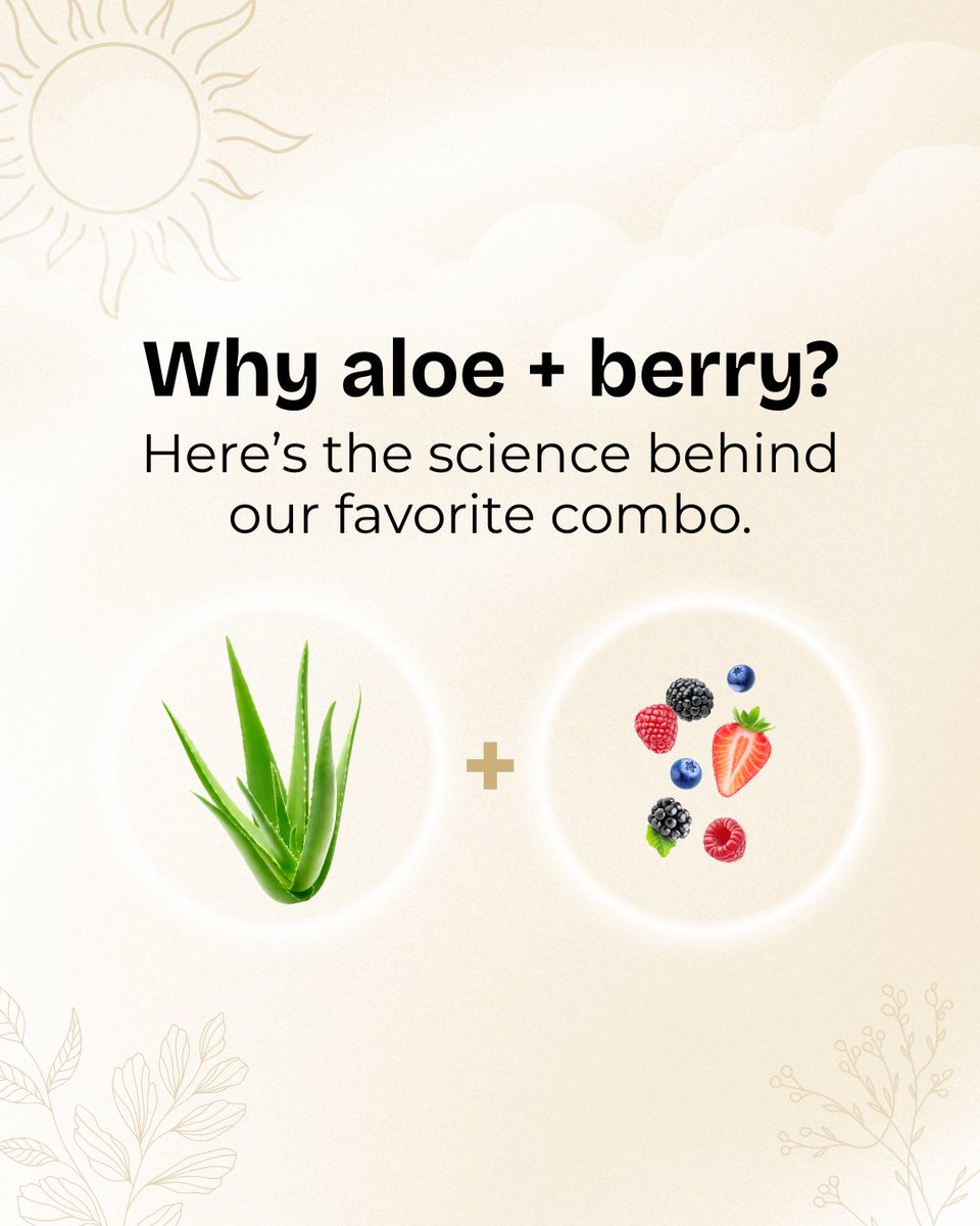 beyondbasicteam's tweet image. The glow science behind:
Aloe Vera + minerals accelerates skin hydration. Berries provide an Antioxidant Powerhouse with 5X the intensity of most plant ingredients

#TintedSunscreen #BodySunscreen #SPFandGlow #BeyondBasic #AntioxidantPowerhouse #AloeVeraBenefits #BerryExtract