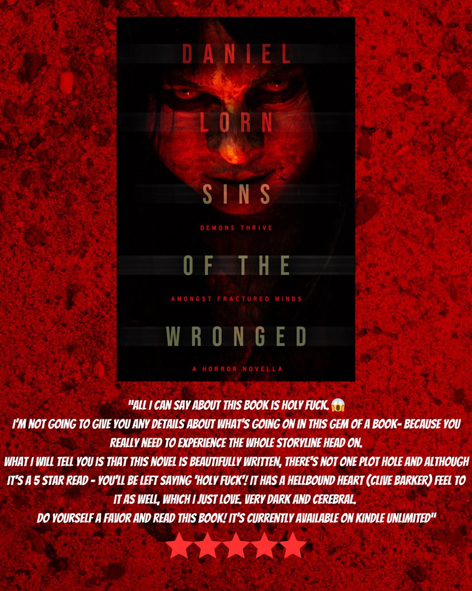 daniel_lorn's tweet image. 🎃FREE BOOK🎃
I have decided to make SOTW free until Halloween.
Seeing more reads and reviews would be fun, as I truly stepped out of my comfort zone with this one.
Links in the comments.
🎃🙈👠🩸👁️🤯