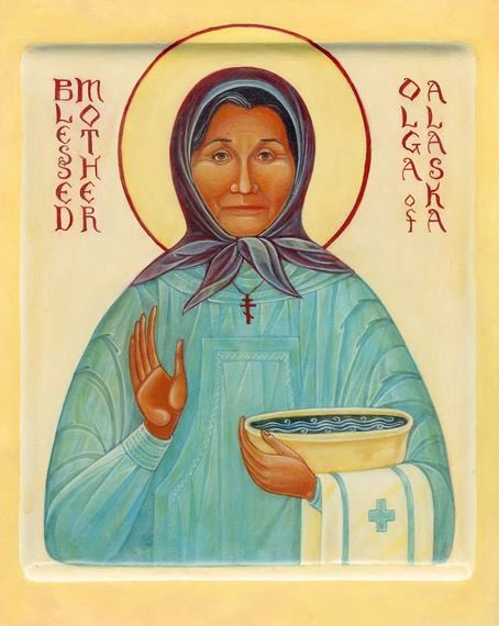 BLESSED FIRST FEAST DAY OF ST OLGA OF KWETHLUK,WONDERWORKER AND  MATUSHKA OF ALL ALASKA