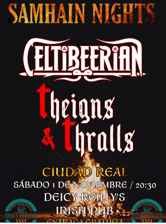 Noche de metal folk en Deicy Reilly’s con Celtibeerian y Theigns &amp; Thralls miciudadreal.es/2025/10/27/noc…