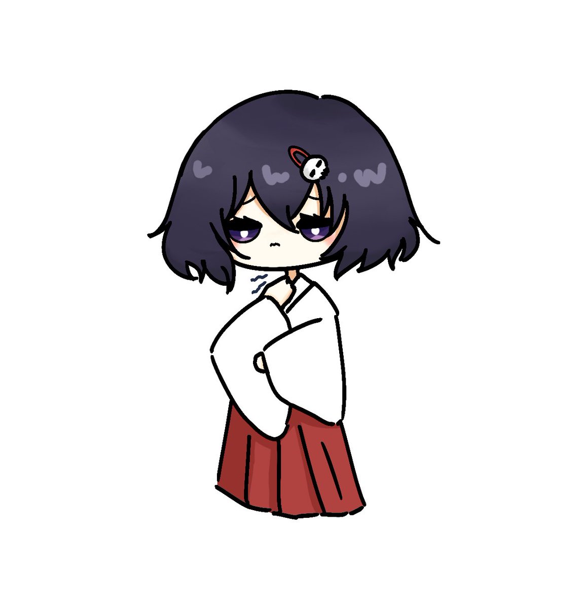 喉がイガイガ
明日がコワ〜