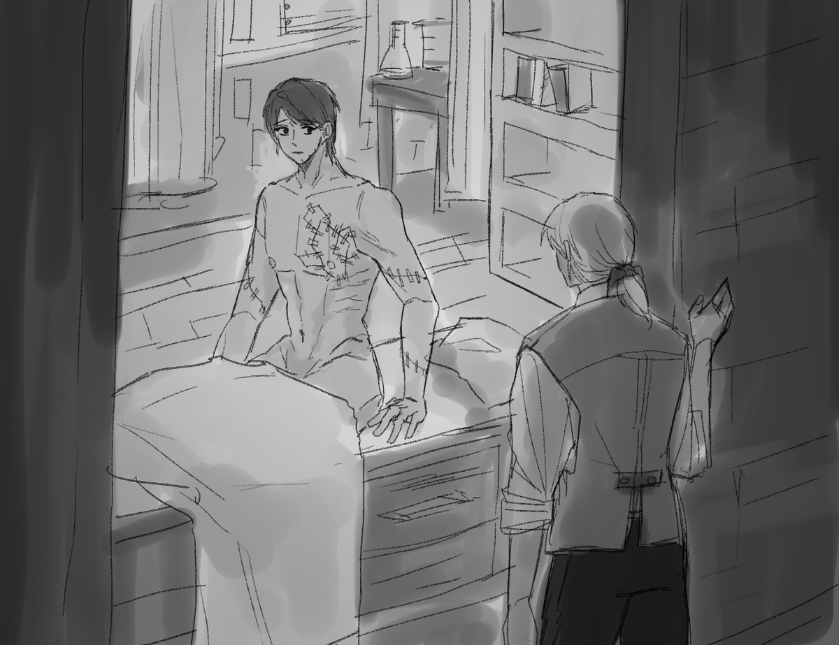 零景 레이히로

프랑켄슈타인 au 그리려다 갑자기 버거워서 일단 놓고감