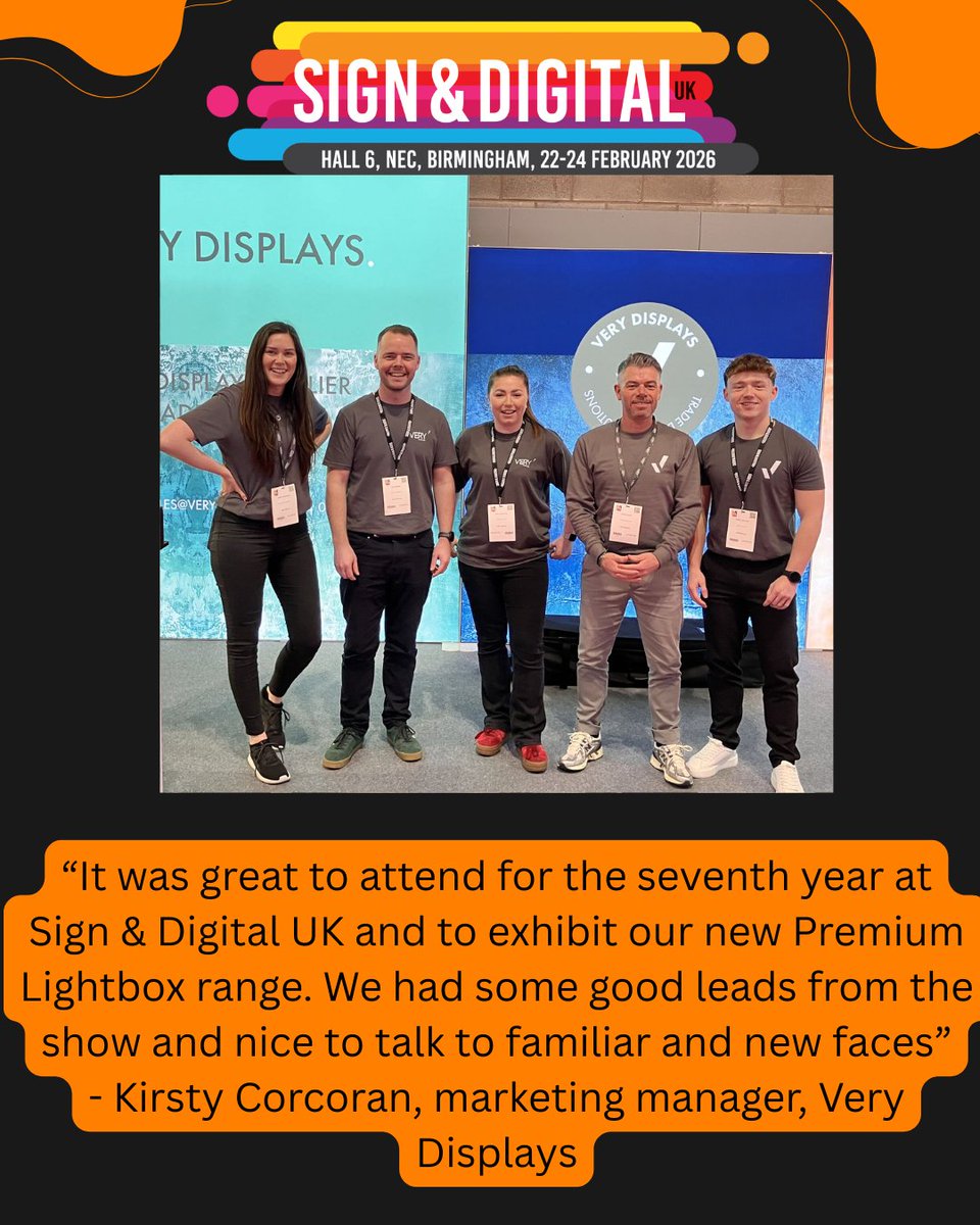 Signanddigital's tweet image. 💎 Hear what our exhibitors had to say about SDUK 2025! 

Gain an insight on the incredible opportunities and experiences that Sign &amp;amp; Digital 2025 offered by reading on! 🙌

Keep a look out for more exhibitor testimonials coming your way.☺️

#signanddigital