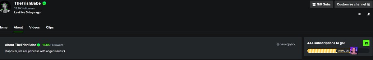 444 subs to go before HITTING 2K SUBS <3