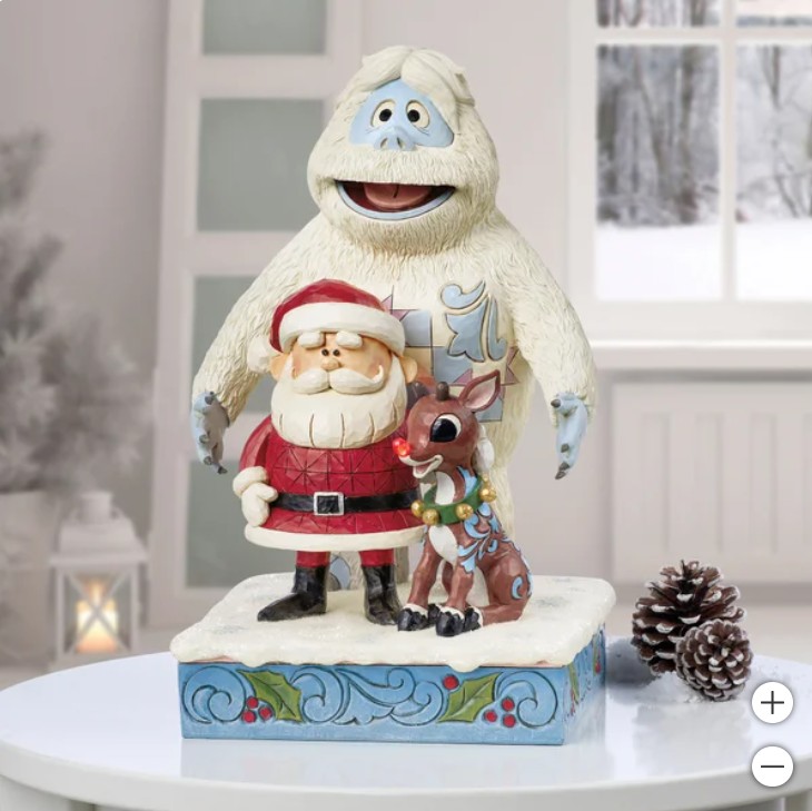 I just got the cutest Christmas decoration from Costco.ca.  Rudolph is/was my favourite holiday movie when I was growing up.  So cute that Rudolph's nose lights up!!!!