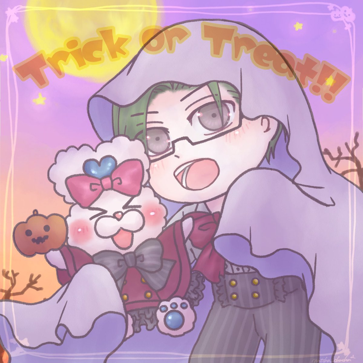 はっぴーはろうぃーん🎃※服捏造
 #五木社内報