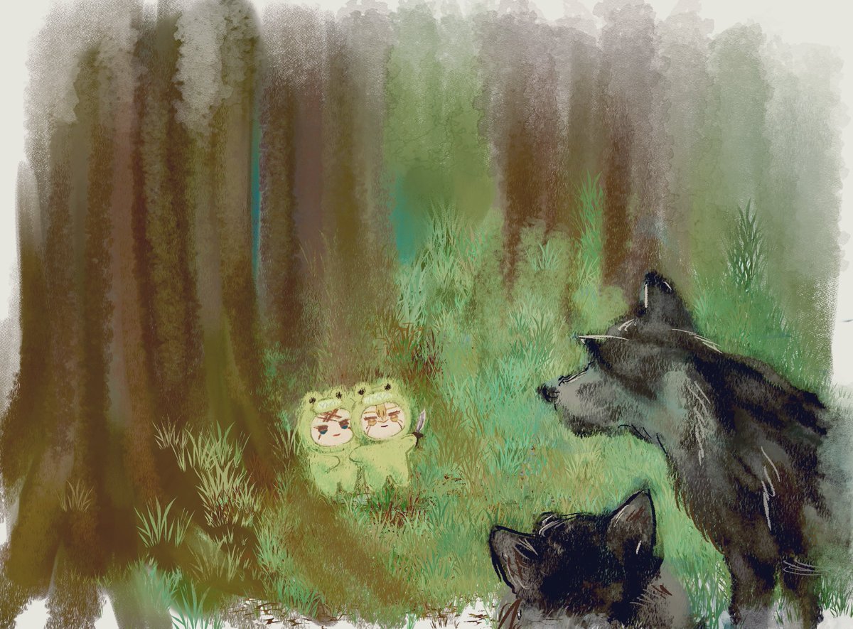 森でサバイブする🐊スゼちゃん