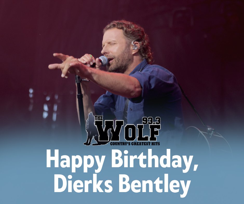 Happy Birthday <a href="/DierksBentley/">Dierks Bentley</a> from us here at 93.3 The Wolf.  Hope you have time to get drunk on a plane.  🤣