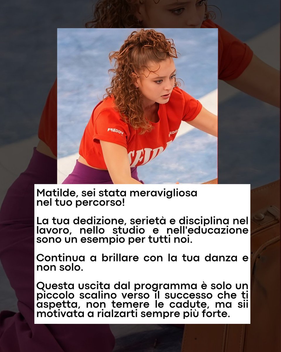 matilde_fanpage's tweet image. #matildesofiafazio #amici25 #programmatv