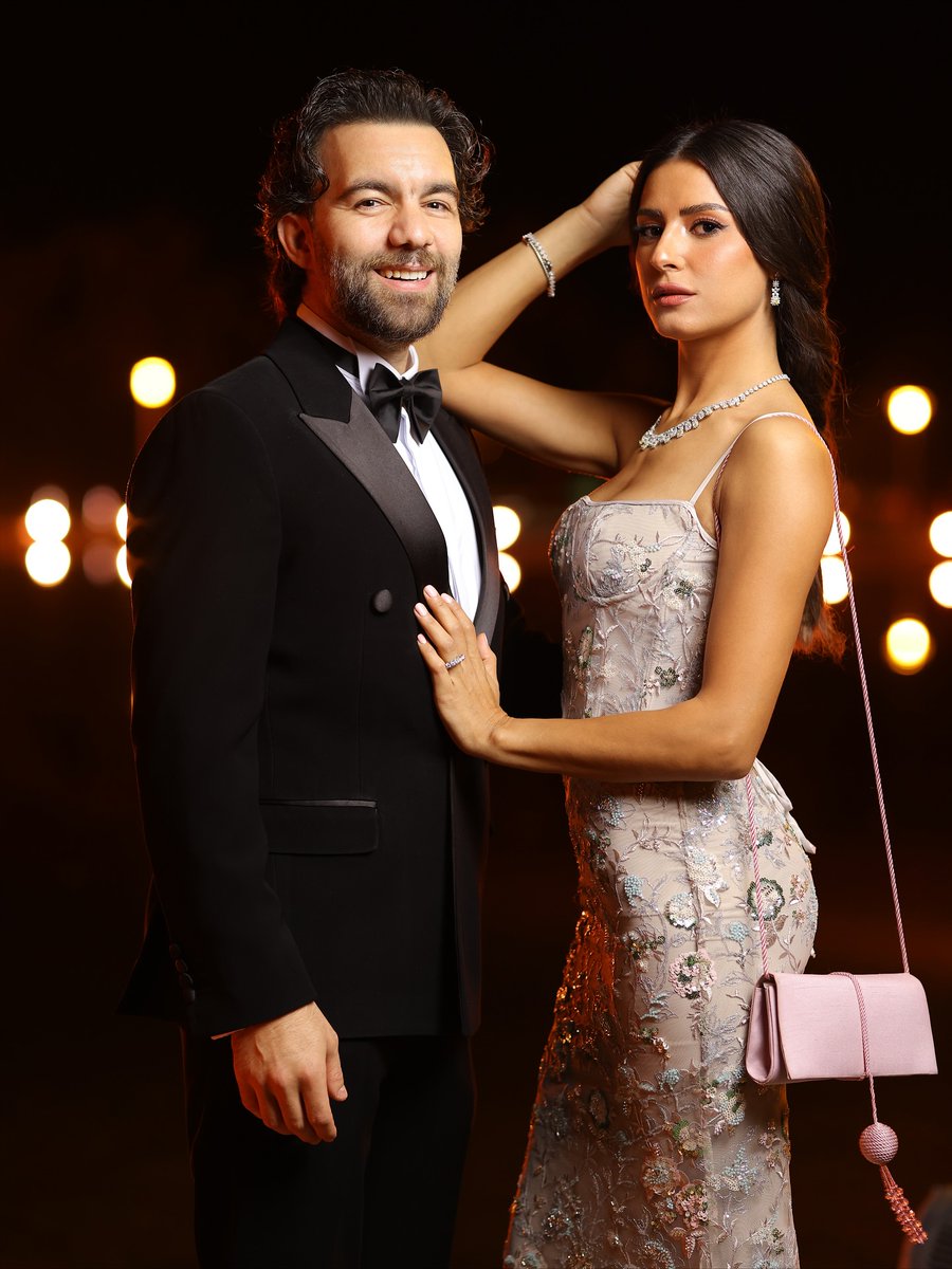 ⭕ شريف رمزي وريهام أيمن في جلسة تصوير على هامش مهرجان الجونة 📸