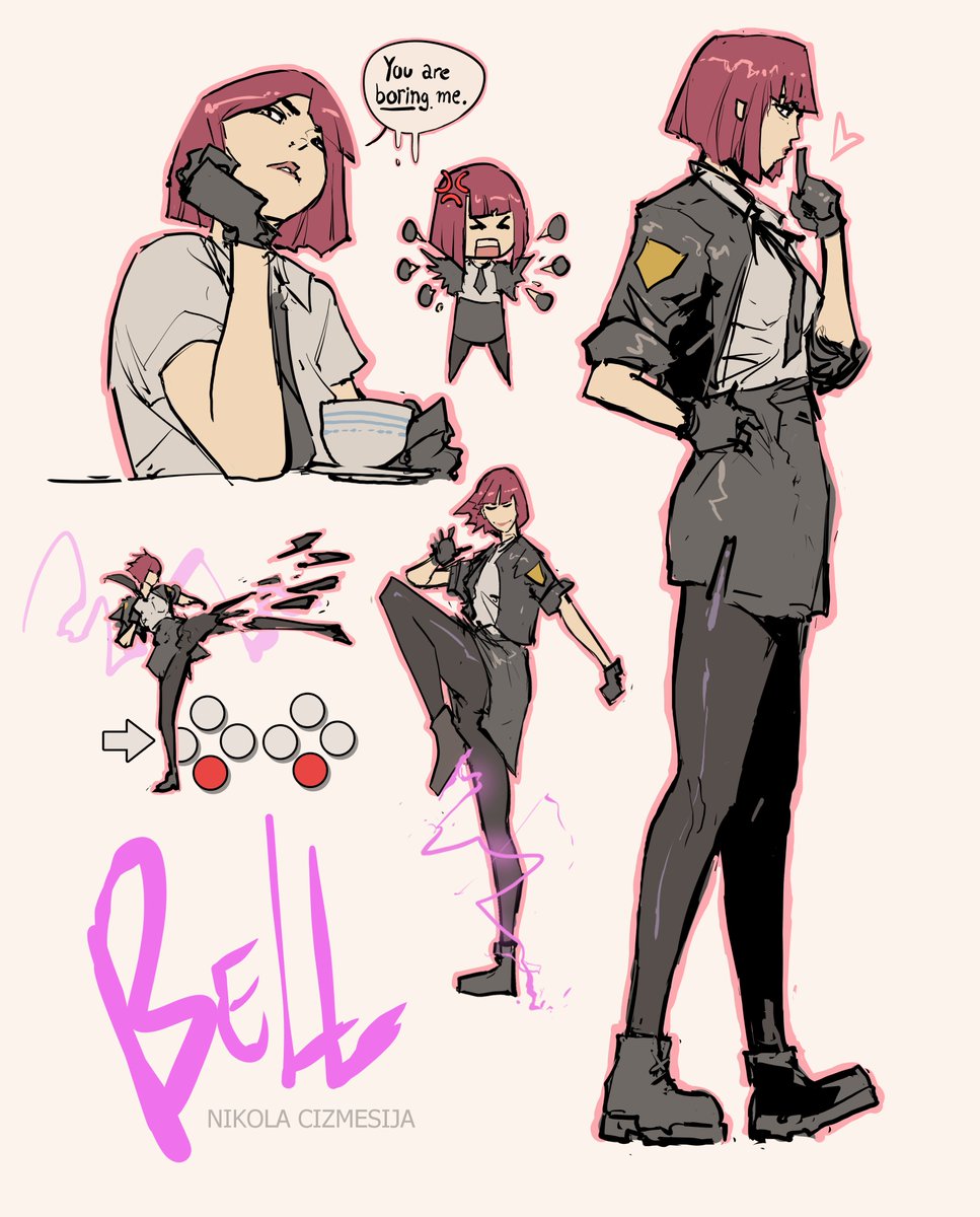 「-UMBRAL CHAINS- Main characters!」|Nikola Čižmešijaのイラスト