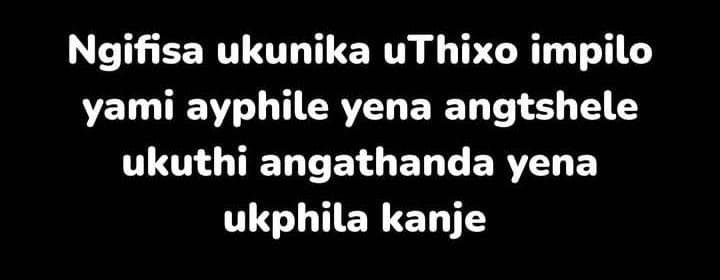 _SandisiweVani's tweet photo. Ok'ngcono🙏🏾. https://t.co/9ZRA9Znsf4