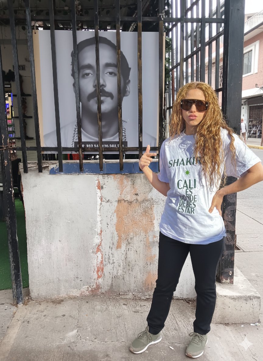 Gracias a Shakira por visitar el barrio salsero.