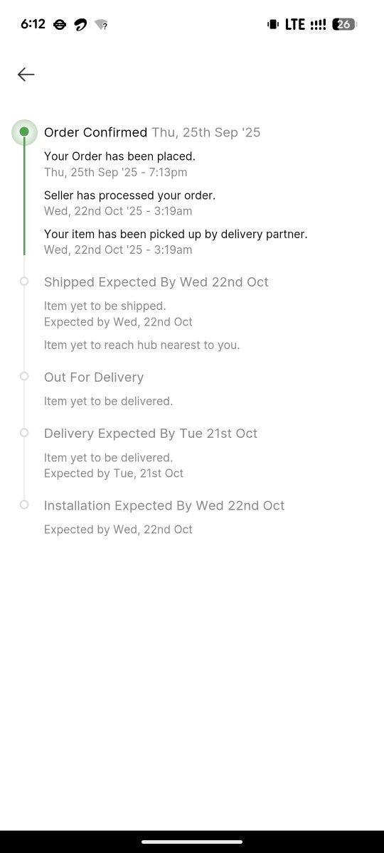 mandargavali's tweet photo. What a pathetic service from @Flipkart. Ordered TV on September 25th and still waiting for the order. Their customer service is not having updates, no accountability. Hoping to respond properly and give resolution atleast here. @flipkartsupport @geekyranjit https://t.co/4Z5PZEwpc7
