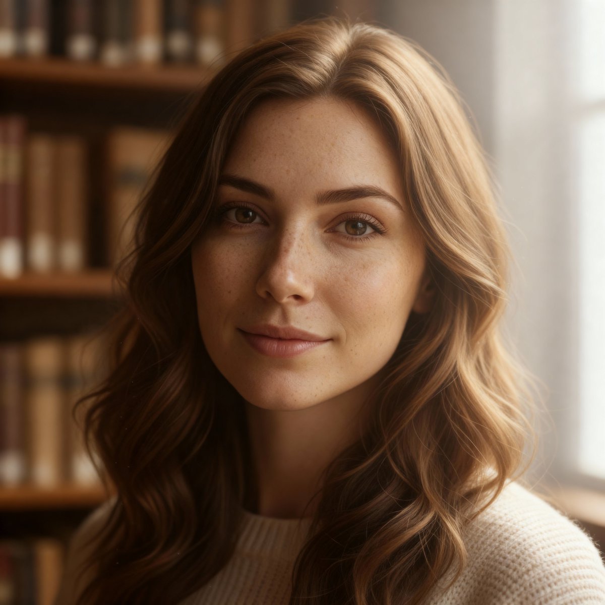 rovvmut_'s tweet image. Gemini Nano Banana x Seedream 4.0
{
  "PromptTitle": "Photorealistic Portrait of a Woman in Dusty Library",
  "Objective": "Create a cinematic, hyperrealistic image of a real woman in a dusty library setting with soft volumetric haze lighting and natural skin texture.",…
