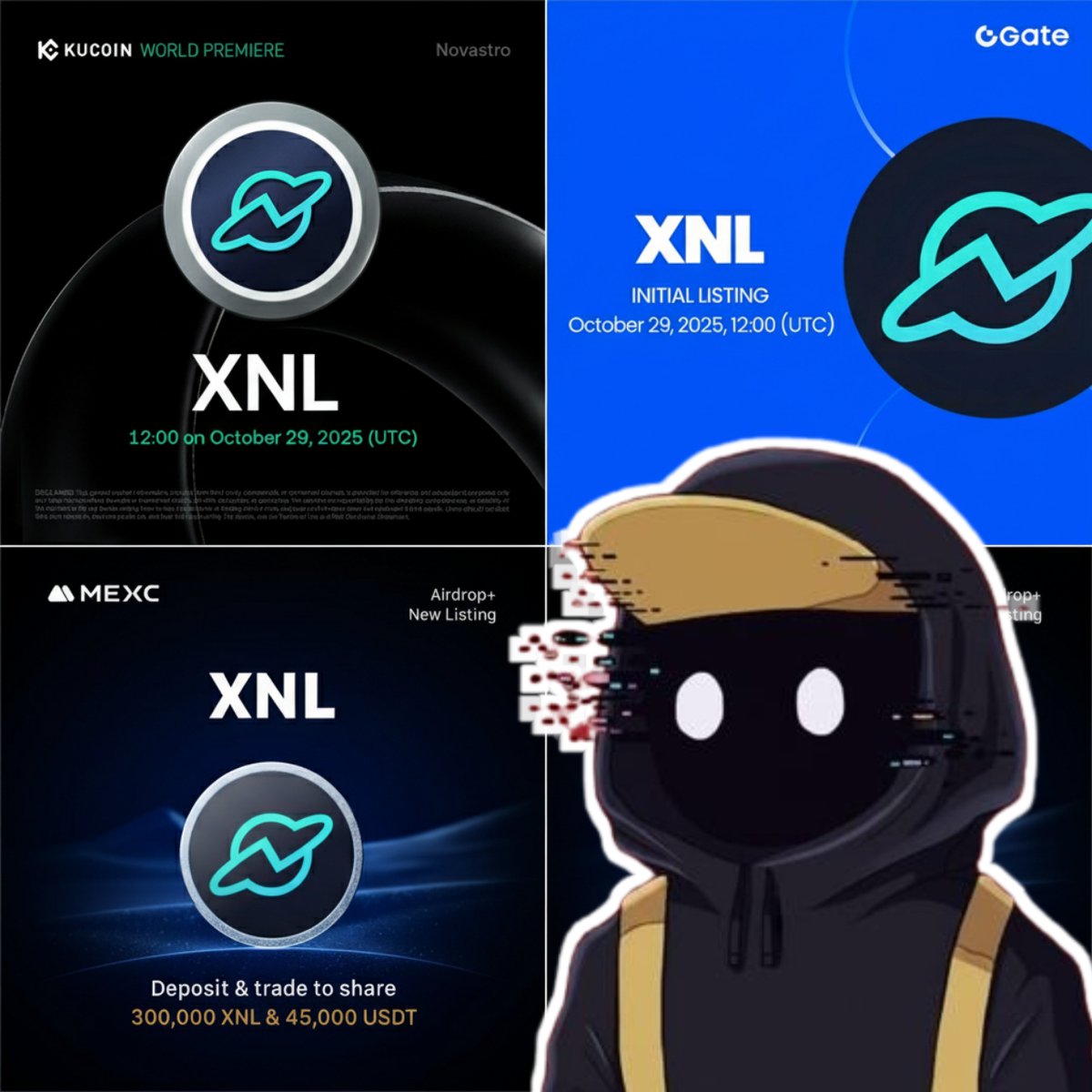 The TGE announcement for <a href="/Novastro_xyz/">Novastro | RWAfi</a>  is out 🎉

✅ Listing Exchanges: Kucoin, Gate , MEXC
✅ Date &amp; Time: October 29, 12:00 (UTC)
✅ Ticker: $XNL

For Yappers, the TGE might feel like the final stage, but from the project’s perspective, it’s basically just breaking ground.