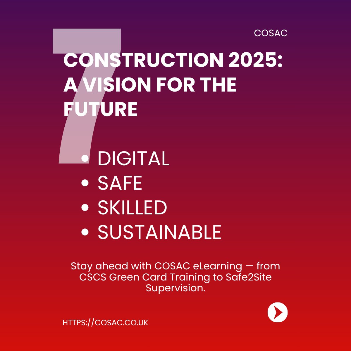 Cosac_Safe2Site's tweet image. 🚀 Construction in 2025 = smarter, safer, skilled, sustainable.

Prepare your team with COSAC eLearning: CSCS Green Card &amp;amp; Safe2Site Supervision courses.
👉 cosac.co.uk

#Construction2025 #COSAC #Safe2Site #DigitalConstruction #CSCS #CITB #Construction