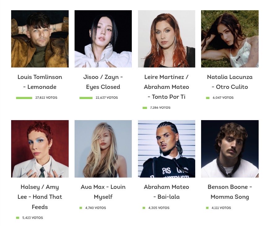 Make sure to vote for #EYESCLOSED by #JISOOxZAYN 🗳️💕

🔗: top50oficial.com/candidatas-vot…