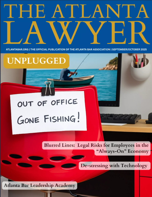 Check out the latest issue of The Atlanta Lawyer : September / October 2025 #theatlantalawyer

joom.ag/upDd
