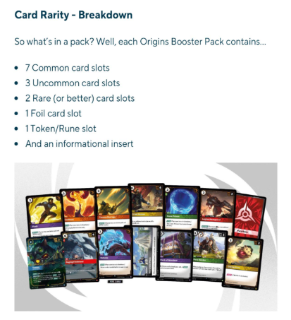 We've been made aware that some Riftbound packs are experiencing some issues regarding the card rarity distribution within the packs, with some packs getting a second common/uncommon foil instead of a second rare card.

UVS Community Manager Leenoco has already asked players who