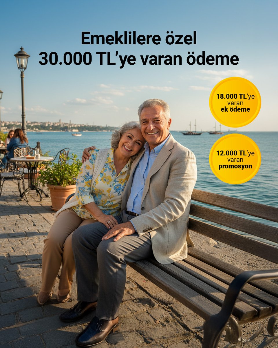 Maaşını VakıfBank’a taşıyan SGK emeklilerine özel 30.000 TL'ye varan ödeme fırsatı. Detaylı bilgi için vakifbank.com.tr web sitemizi ziyaret edebilirsiniz. #DaimaSeninle