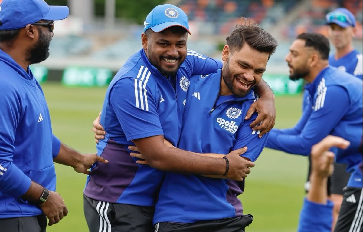 Vivek Kumar Mishra🇮🇳 (@vivek23mishra) on Twitter photo Rinku Singh and Sanju Samson during a training session ahead of the T20 series.❤ Rinku Singh and Sanju Samson during a training session ahead of the T20 series.❤