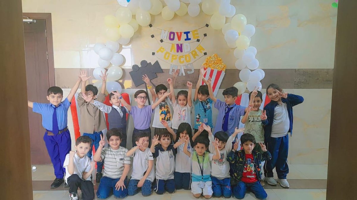 PamirSharjah's tweet image. 🎬✨ Movie &amp;amp; Popcorn Day – KG Section | 9-10-2025 ✨🍿

Our little Pamirians from the Kindergarten Section had a cozy and fun-filled Movie &amp;amp; Popcorn Day! 🎥💖

#PamirPride #MovieDay #PopcornFun #KindergartenJoy #HappyHearts #SchoolSmiles