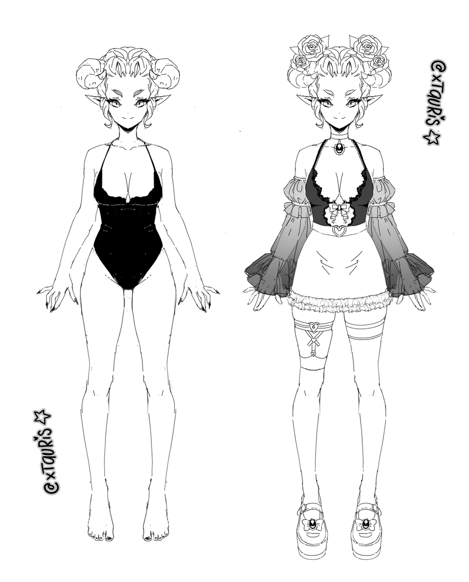 pulling designs out of the archive ⋆˚꩜｡

also, I'm getting ready to open model comms on vgen. I'll be updating on these soon! ꉂ(˵˃ ᗜ ˂˵)

#vtuber #design #anime