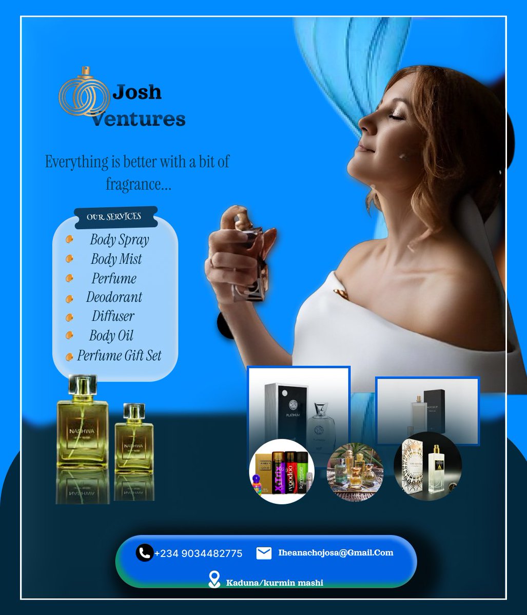 hunterhomez001's tweet image. Still learning ,  Still improving 💪
💎 New design drop: Josh Ventures — A fragrance brand concept
Everything is better with a bit of fragrance… 🌸
This project was all about blending elegance, scent, and style in one visual.
#DesignCommunity #BrandDesign #PerfumeDesign
