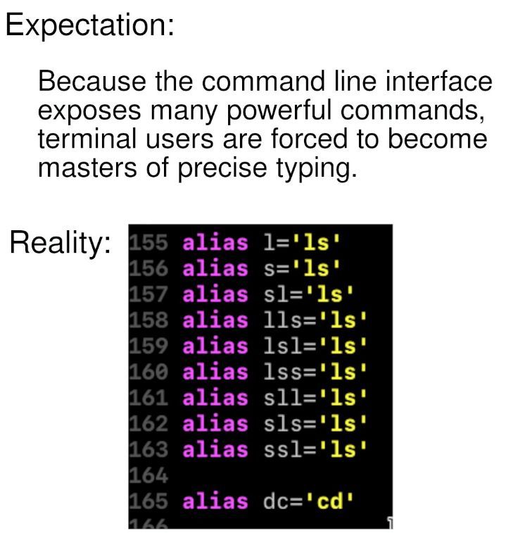 securityweekly's tweet image. In reality, Linux admins hate typing...