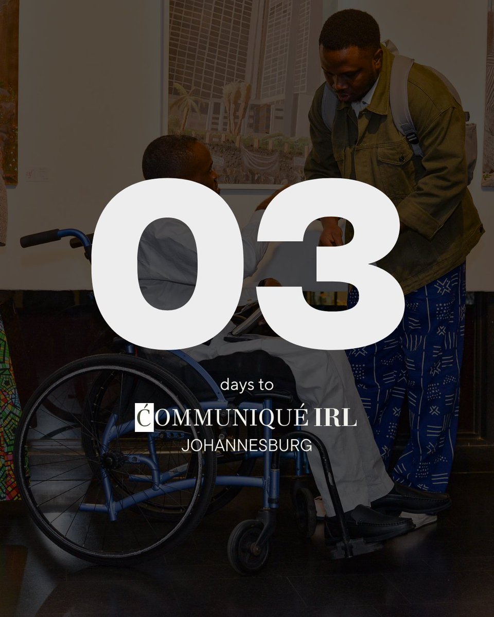 It's finally 3 days to Communiqué IRL Joburg! Have you saved yourself a seat?

RSVP using this link: luma.com/9tz3y144