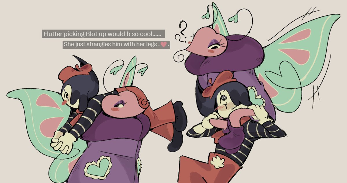 RaindropRighte1's tweet image. i think i'll refer to blot x flutter as #inkywings
#dandysworld 
btw thank you to the people who requested last post