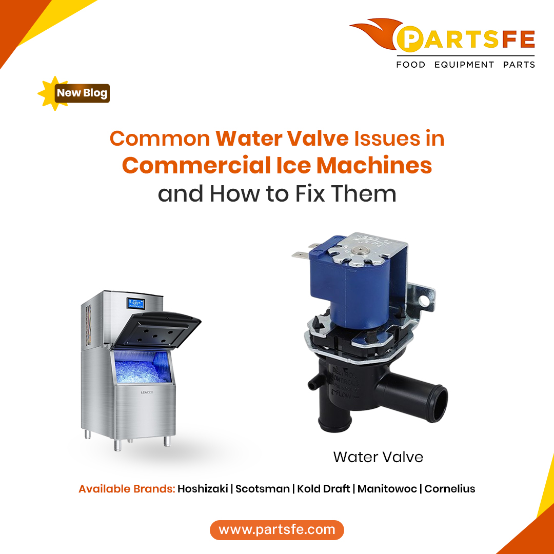 PartsFe's tweet image. Not getting enough ice in your #CommercialIceMachine? Water valve may be the reason. Learn how to troubleshoot #WaterValveIssues in our blog,  fix them quickly, &amp;amp; keep your #IceMachine running smoothly.

partsfe.com/blog/post/comm…

#icemachinewatervalve #IceMachineparts  #PartsFeUK