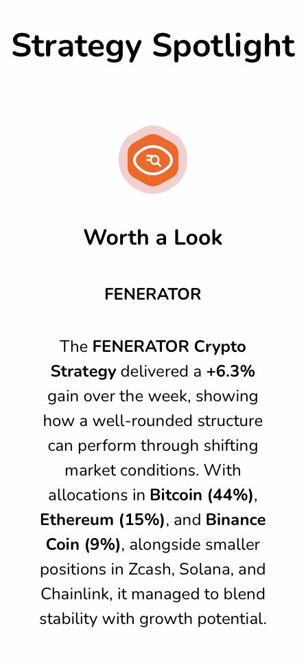 Big thank for the mention of our "FENERATOR Crypto Strategy" from the <a href="/iconomicom/">ICONOMI</a> platform. We do our best to deliver a risk-adjusted positive Return in the long run for our Copiers.