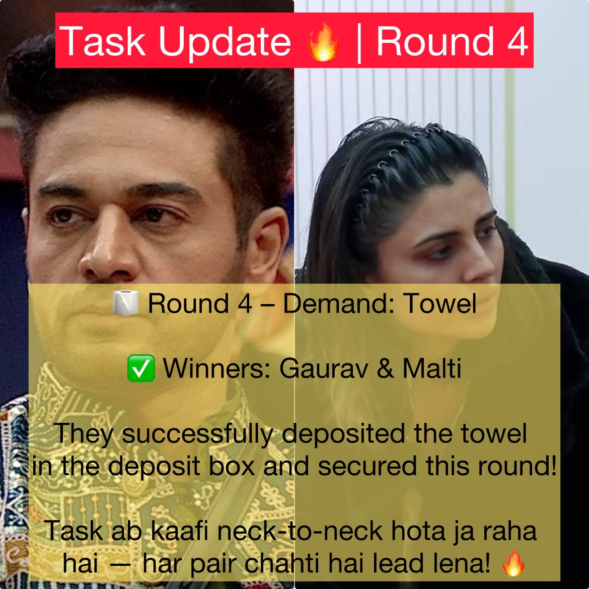 tellykhazana's tweet image. #BiggBoss19 #BB19 #TaskUpdate #BiggBossHouse #BB19OnJioHotstar #BB19Updates