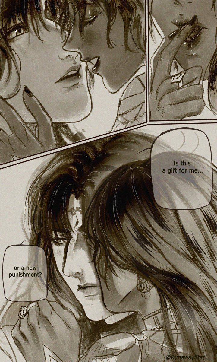 RunawayStar__'s tweet photo. "Is this a gift for me... or a new punishment?"

#Zayne #ZayneGodOfAnnihilation #Loveanddeepspace #黎深 https://t.co/w4hPz2Tl17