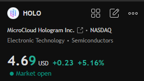 DersonRobeft_s's tweet photo. $HOLO

From a market perspective, the hype surrounding quantum technology,

limited outstanding shares,

and the newly announced capital plan

are all intertwined.

Target price: $5.60 https://t.co/5HVfxSFpbB