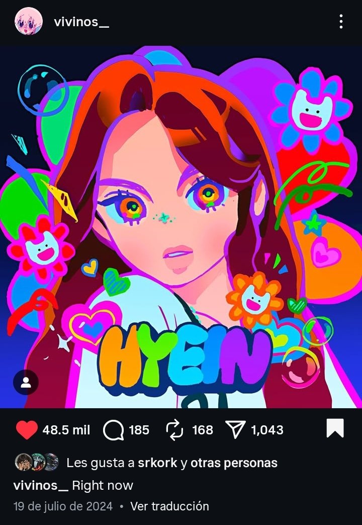 Did you know that VIVINOS (alien stage creator) drew Hyein and Haerin on their Instagram? 
#WeSupportNJZ
#WeStandWithNJZ