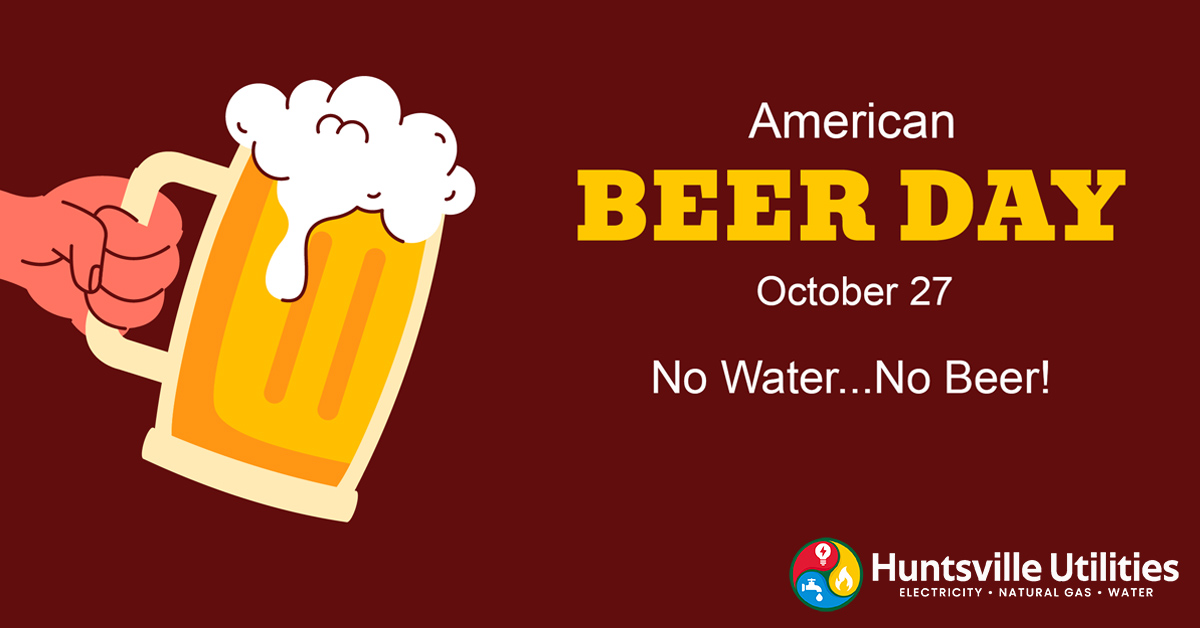 🍺 NATIONAL AMERICAN BEER DAY! 🍻 Today we celebrate the American made brews so many of us love to hoist. And since #beer is at least 90% #water, raise a glass to the hard working men &amp; women who keep the water safely flowing! #NoWaterNoBeer #NationalAmericanBeerDay <a href="/awwa/">American Water Works Association</a>