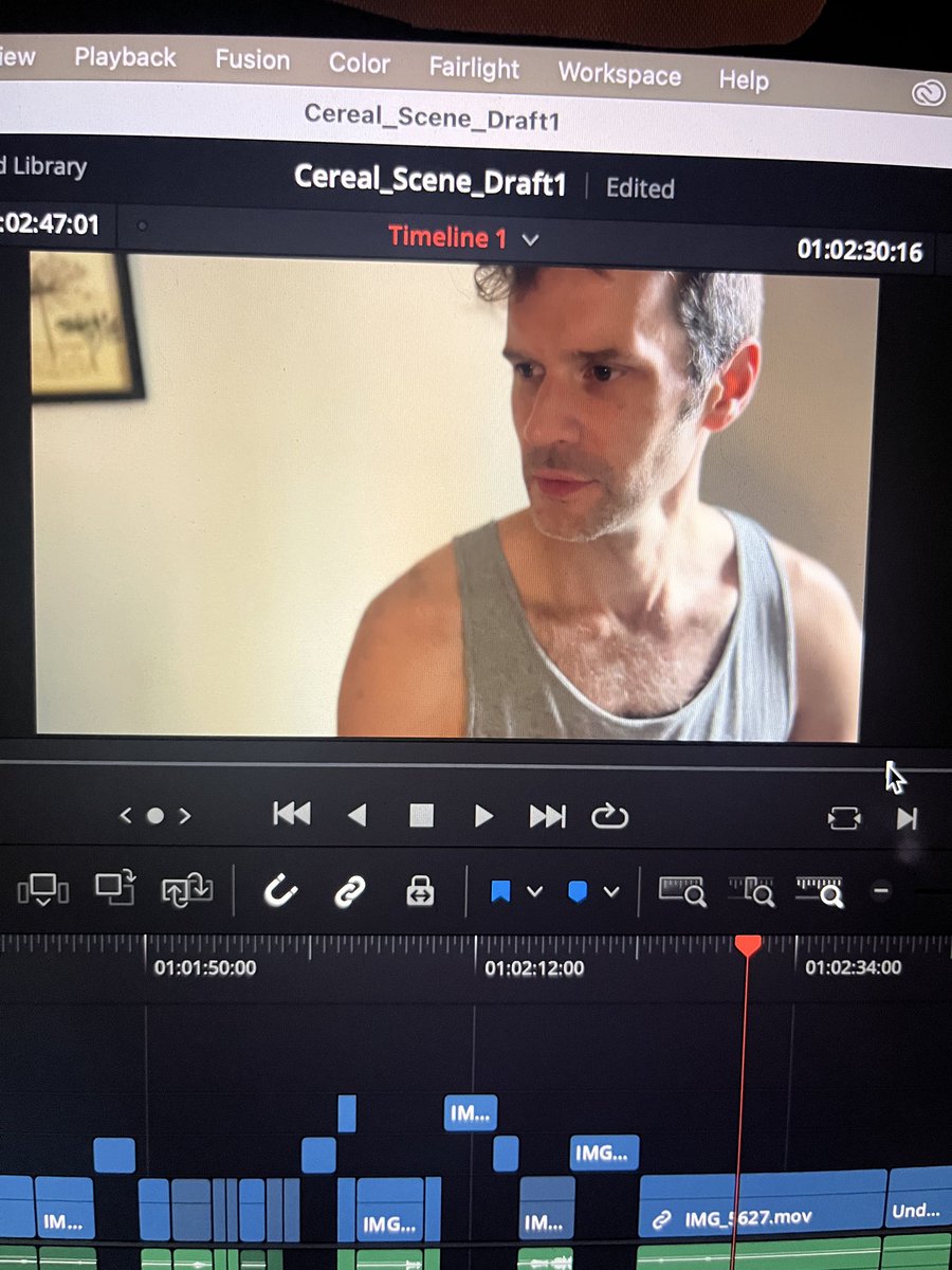 DloMidili's tweet photo. My twelve year old computer sounds like a jet engine when trying to edit…
Working with an outdated DaVinci Resolve 

Still looks good tho..
#seattlefilm #indiefilm #underthisroofproject #gorillafilmmaking https://t.co/eD0lsUcbRi