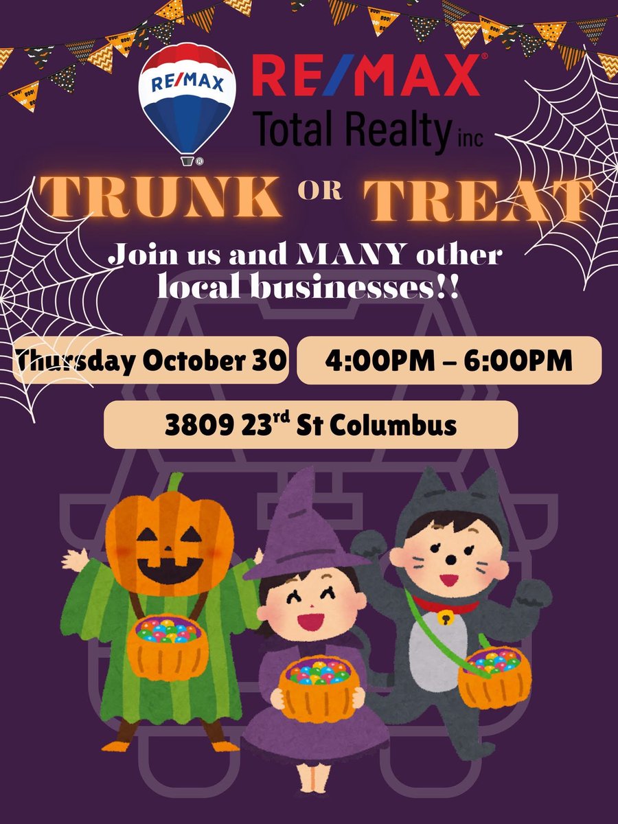 Plan to visit us this Thursday at RE/MAX!