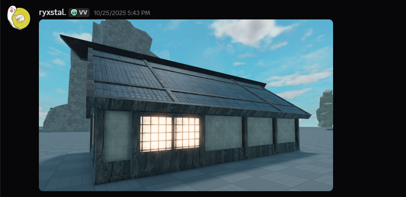 prothizing's tweet photo. commissioned the builder "ryxstal." discord user id: 1077386789133754439 slacked off after getting first payment, and wasted around 2 months of time #RobloxDev #ROBLOX https://t.co/UgqXOC021L