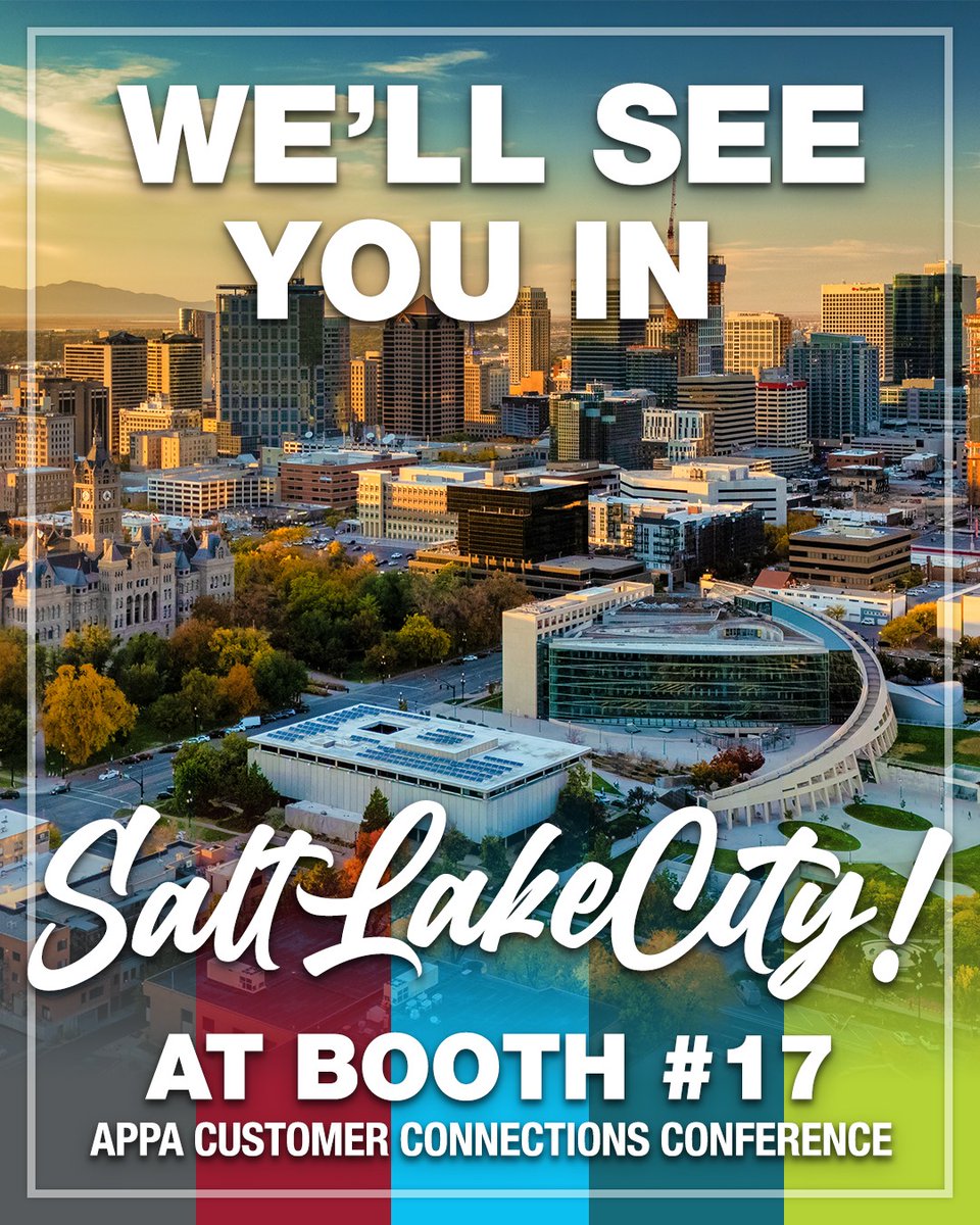 NISC_coop's tweet image. We are looking forward to connecting with our Members and industry friends at the APPA Customer Connections Conference in Salt Lake City next week! Come see us at booth #17 to hear how our enterprise solutions can bring value to your organization. @publicpowerorg