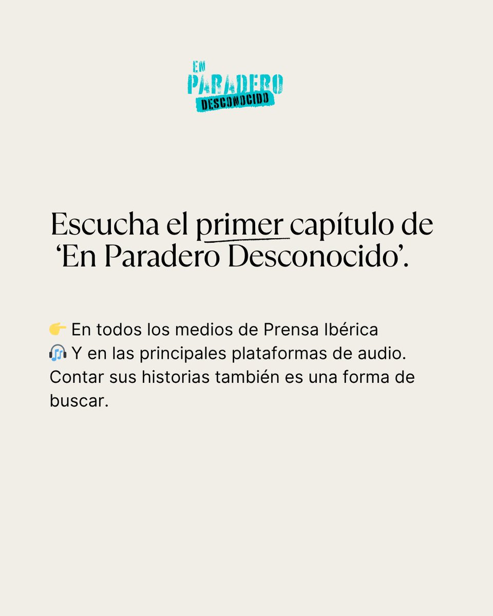 A Caroline del Valle alguien le había hecho desaparecer. Son varias las hipótesis que hay sobre la mesa… ¿Le hicieron algo? ¿La sacaron fuera del país? El podcast #EnParaderoDesconocido cuenta todas las claves de su última noche. Escúchalo aquí 👉 open.spotify.com/show/0EQS0a64x…
